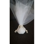 Favors tulle pouch minimal Wedding souvenirs Greek favors with koufeta confetti