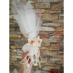 Favors pouch Floral Wedding tulle bomboniere Wedding guests gift with koufeta