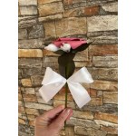 Favors Roses Wedding bomboniere giveaway Handmade satin elegant decorations