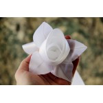 Favors Roses Wedding bomboniere giveaway Handmade satin elegant decorations