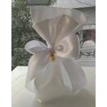 Favors pouch Satin and Pearl Unique guests wedding souvenirs Baptism greek bomboniere Elegant event