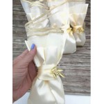 Favors pouch Olive leaves Unique guests wedding souvenirs Baptism greek bombonieres Elegant event