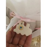 Favors ceramic ornament Evil eye Baptism guests gifts Baby girl Baby boy