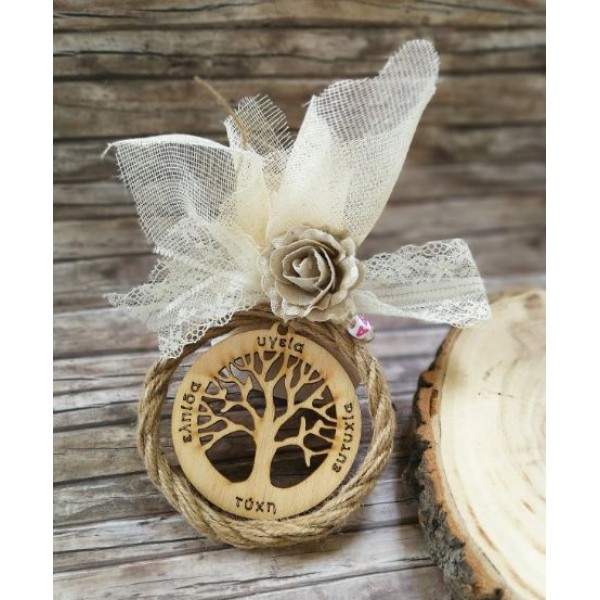 Favors wreath tree of life Wedding Baptism favors Floral Baptism Wedding bomboniere