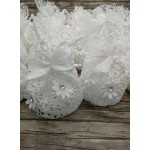 Favors pouch Dainty Daisy Lace bags Wedding favors Baptism bomboniere Delicate pouche's koufeta