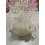 Favors pouch Dainty Daisy Lace pouch Wedding favors Baptism bomboniere Delicate pouche's koufeta