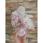 Favors pouches Floral handkerchief Wedding guests gifts Baby girl baptism souvenirs Romantic marriage