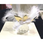 Favors ornament Crystal angel Christening guests gifts Baby shower party Newborn souvenirs