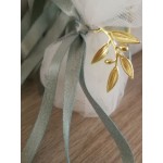 Favors tulle pouch Silver Gold Olive bomboniere Wedding Baptism guests gifts Unique grecian style