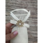 Favors tulle pouch Candy shaped bomboniere Baptism Wedding guests gifts with koufeta Handmade