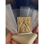 Favors ornament Mary and Jesus mini icon Baptism souvenirs Greek bomboniere koufeta guest gifts Religious style