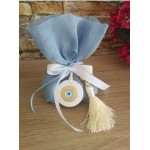 Favors pouch Ceramic evil eye Koufeta confetti Wedding Baptism Guests souvenirs Color options