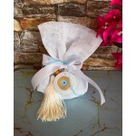 Favors pouch Ceramic evil eye Koufeta confetti Wedding Baptism Guests souvenirs Color options