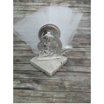 Favors ornament Mary and Jesus Baptism self stand decor souvenirs Greek bomboniere koufeta guest gifts Religious style