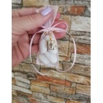 Favors dainty Bible charm baptism Baby girl baby boy christening Guests souvenirs Koufeta bomboniere with safety pin