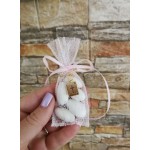 Favors dainty Bible charm baptism Baby girl baby boy christening Guests souvenirs Koufeta bomboniere with safety pin