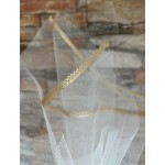 Favors tulle pouch Simple elegant Color options Baptism Wedding bomboniere with koufeta