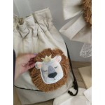 Complete set boy baptism Lion theme Keepsake bag Candle Oil set Towel set Greek baptism baby boy