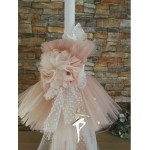 Complete set girl baptism Ballerina Keepsake bag Candle Oil set Towel set Baby girl christening