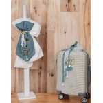 Complete set boy baptism personalized Stars and crown Keepsake bag or trolley suitcase Candle Oil set Towel set