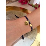 Witness bracelets personalized 24k gold plated cross with evil eye Baptism martyrika Guests gifts Baby boy girl christening